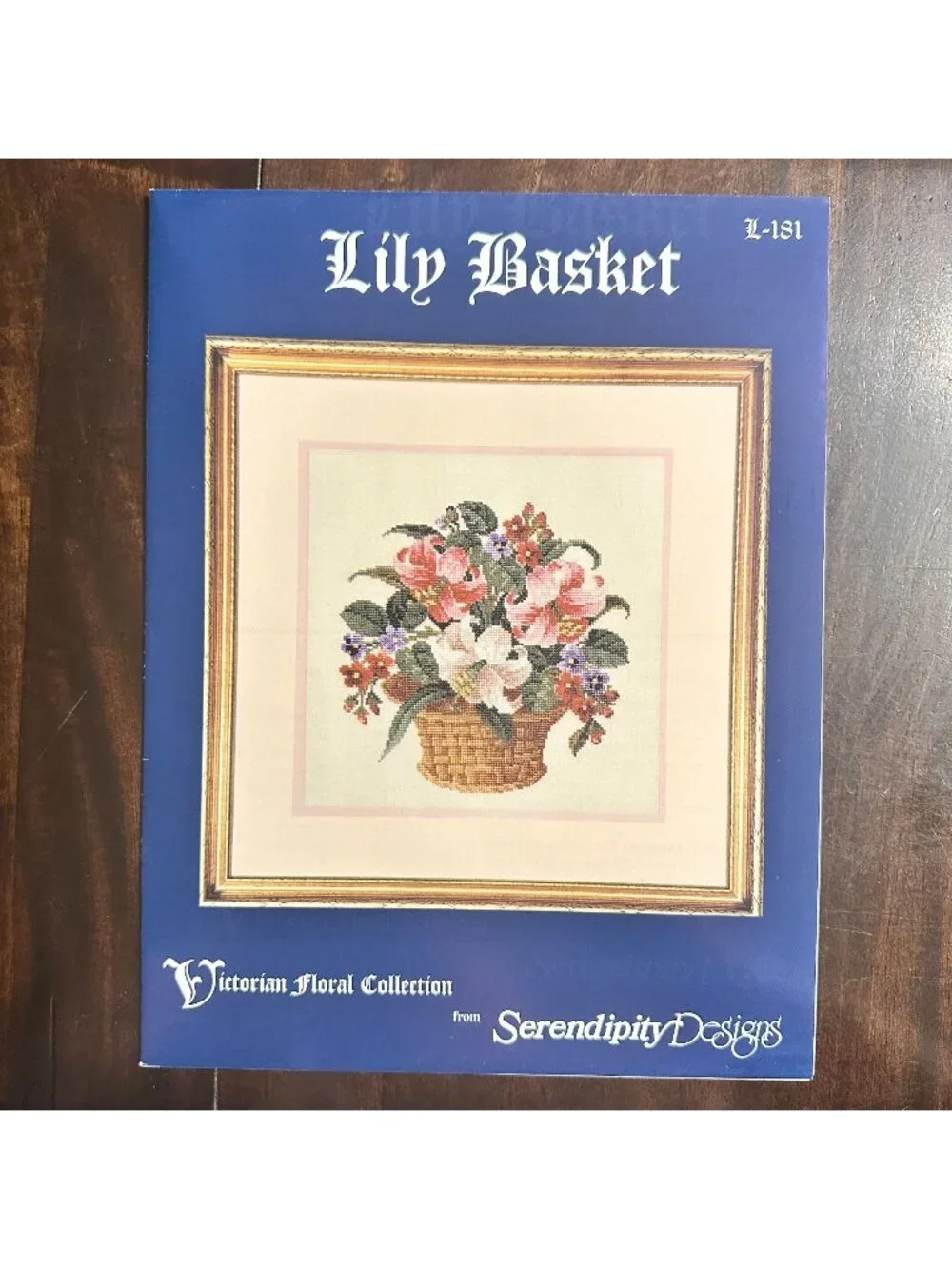 Victorian Floral Cross-Stitch Pattern 
